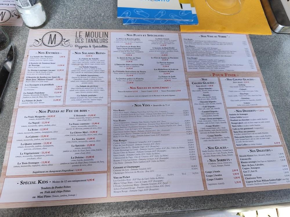 Le Moulin des Tanneurs - Menu Image 3